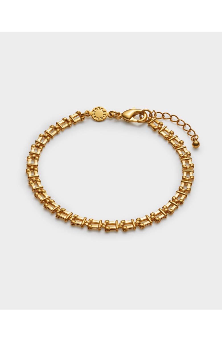 Katie Loxton Grecian Waterproof Gold Link Bracelet, Main, color, Gold