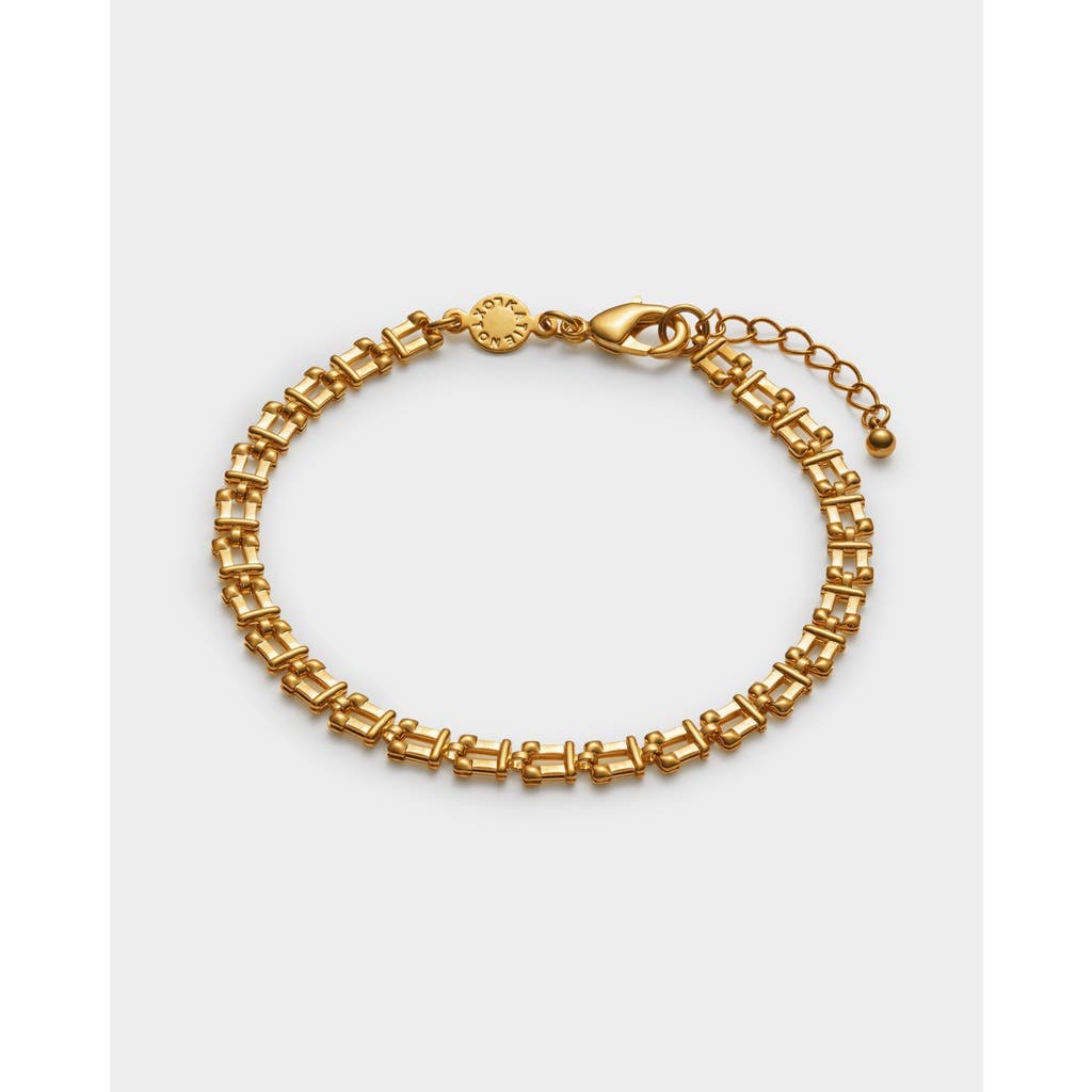 Katie Loxton Grecian Waterproof Gold Link Bracelet In Gold