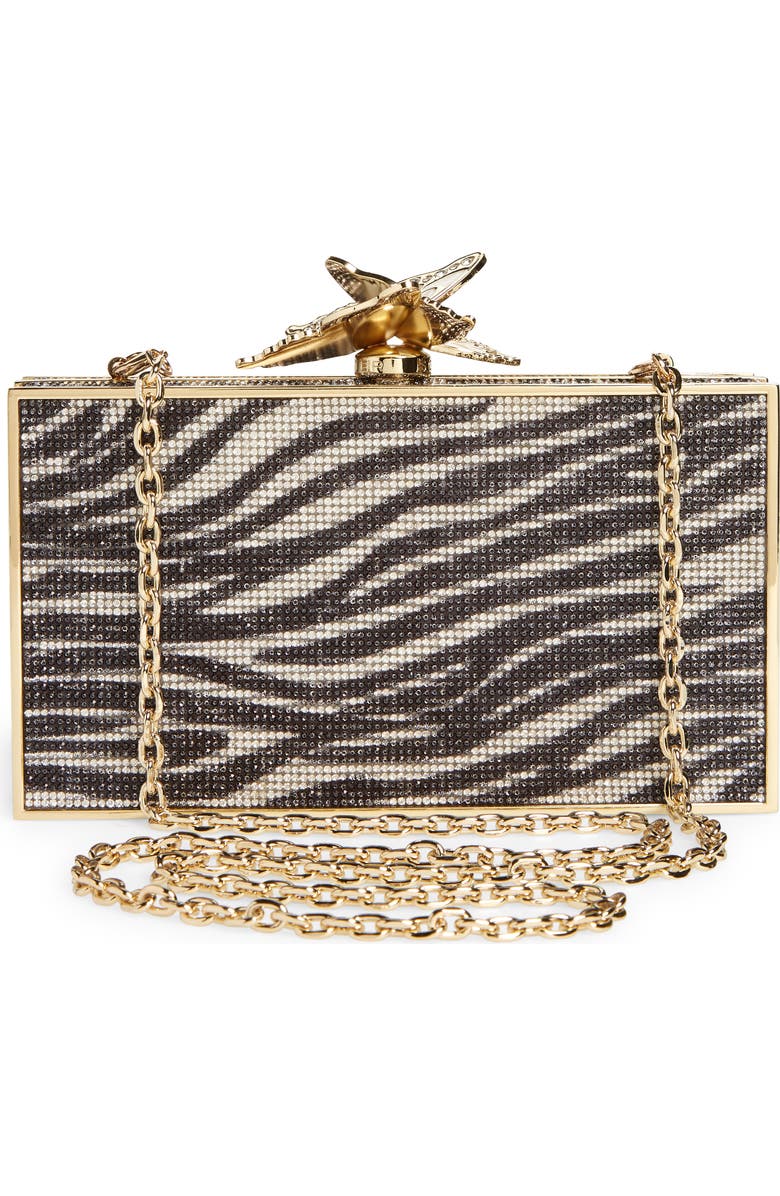 SOPHIA WEBSTER Clara Crystal Box Clutch, Alternate, color,