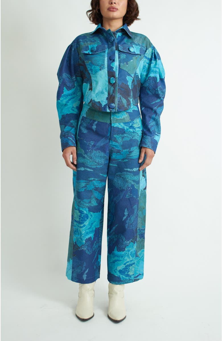 Florencia Davalos Bliss Pant, Alternate, color, Floral Camo