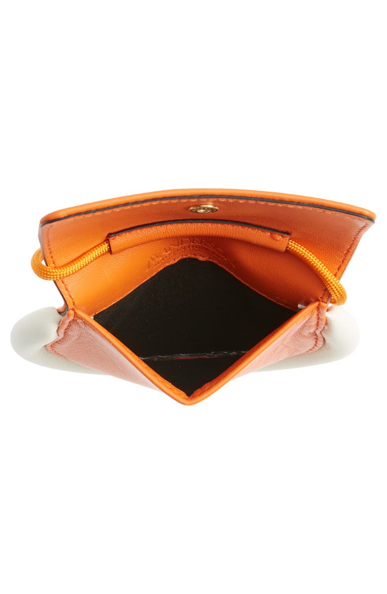 JW Anderson Nano Bumper Moon Leather Crossbody Bag, Alternate, color, 