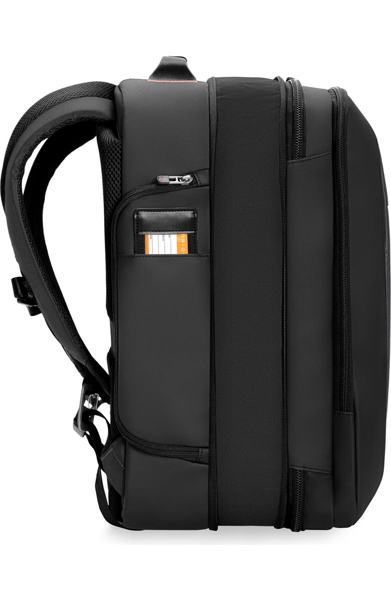 Briggs & Riley ZDX Medium Convertible Backpack, Alternate, color, Black