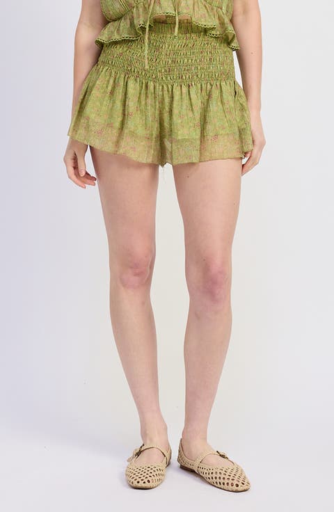 Jenny Smocked Shorts