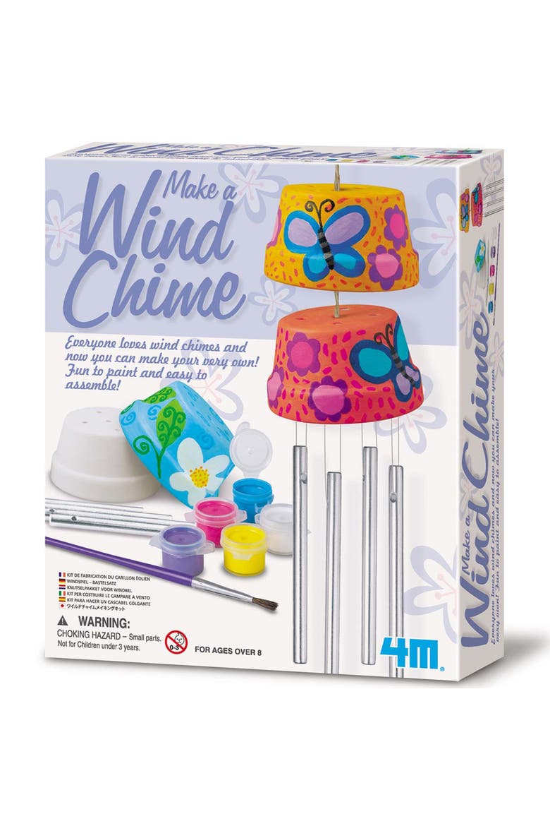 Make A Wind Chime Craft Kit, Main, color, Multicolored