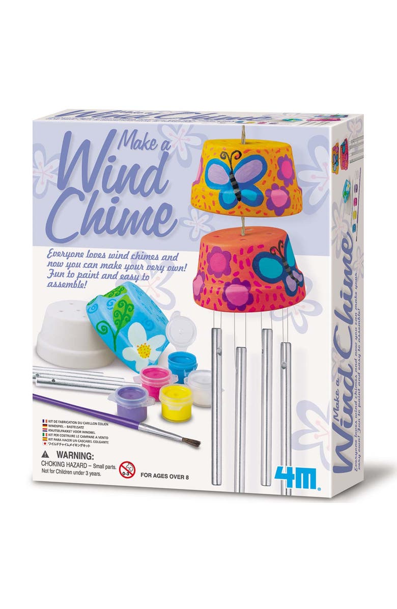 4M Make A Wind Chime Craft Kit, Main, color, Multicolored