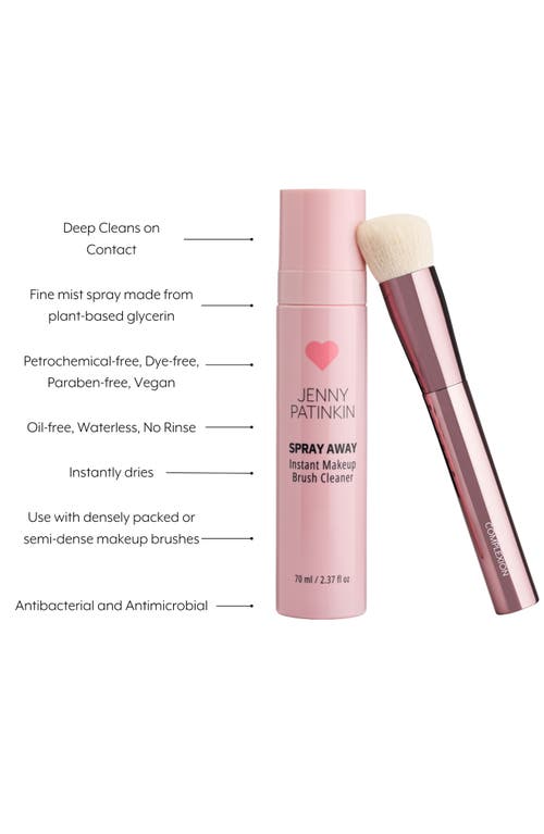 Jenny Patinkin Spray Away Instant Makeup Brush Cleanser In Pink