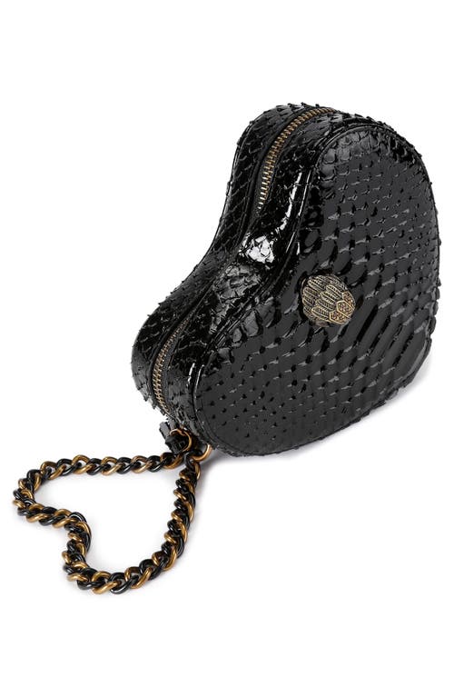 Kurt Geiger London Kensington Heart Crossbody Bag In Black