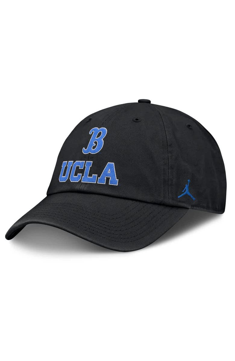 Jordan Brand Men's Jordan Brand Black UCLA Bruins 2025 Sideline Club Adjustable Hat, Main, color, Black
