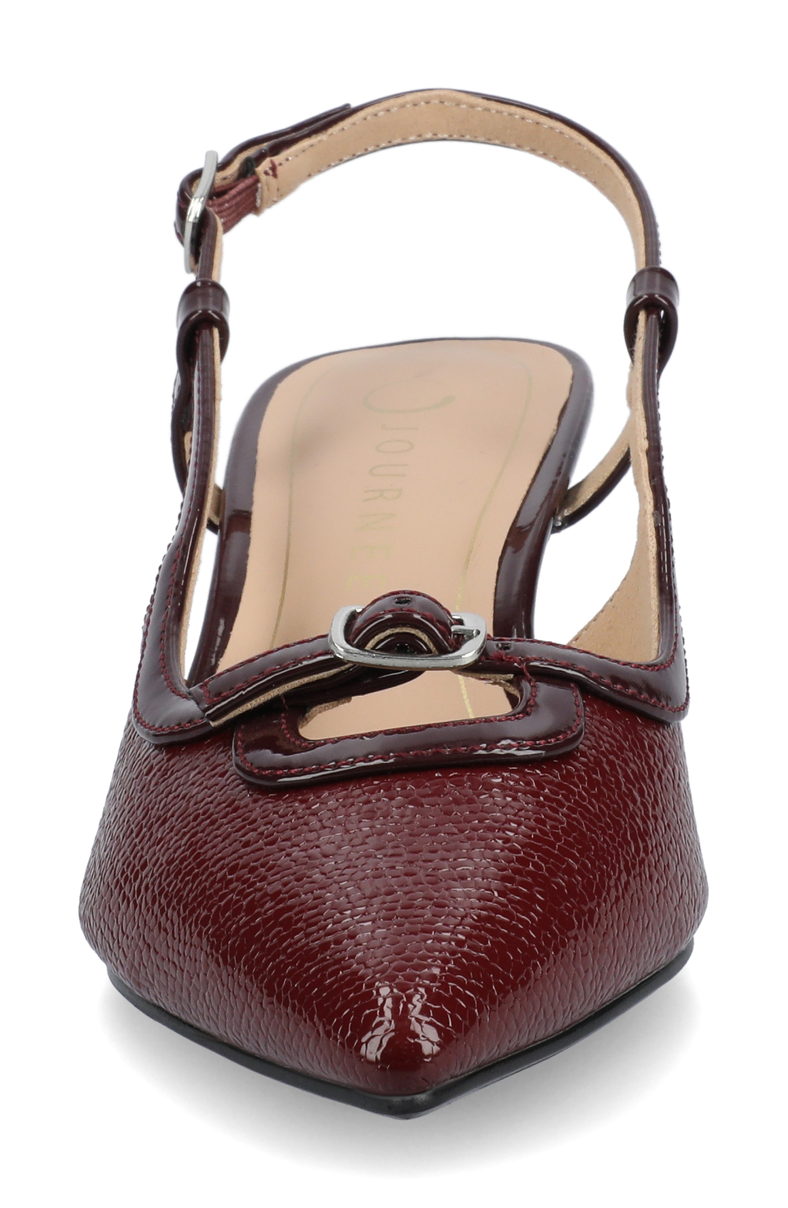 Padma Slingback Kitten Heel Pump - Wide Width Available, Alternate, color, OXBLOOD