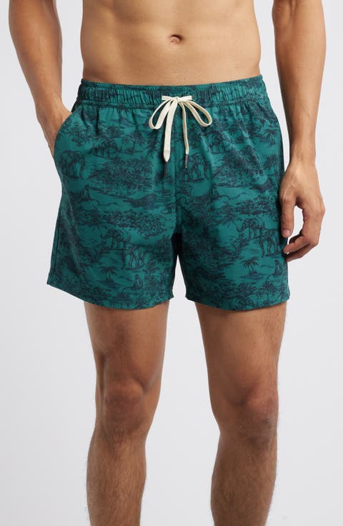 Bungalow Floral Swim Trunks