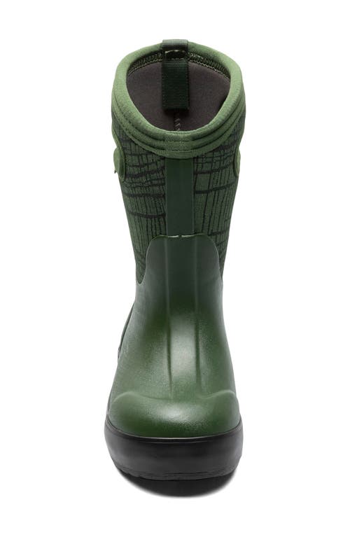 Bogs Kids' Classic Ii Waterproof Boot In Green
