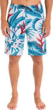 Hurley Print Swim Trunks
