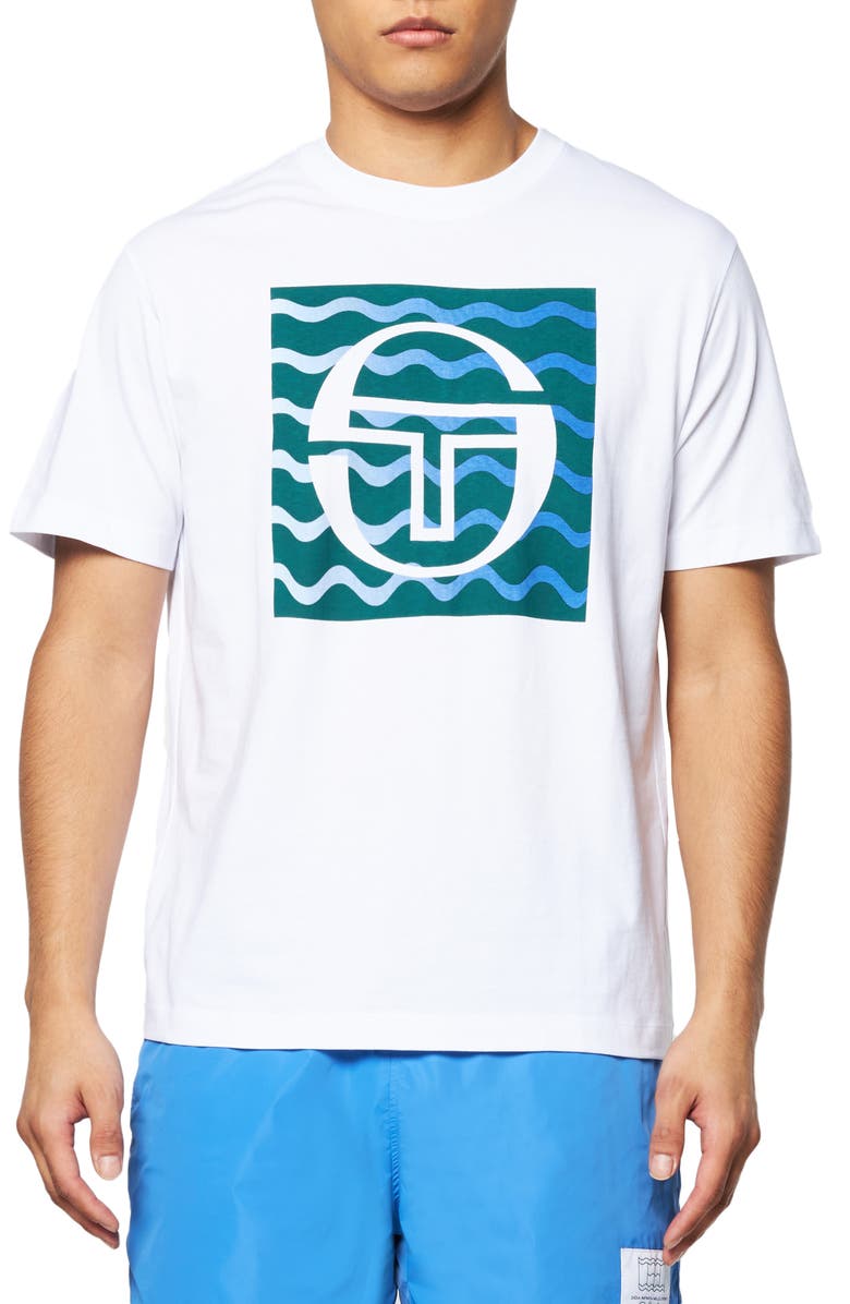 Sergio Tacchini Veloce Cotton Graphic T-Shirt, Main, color,