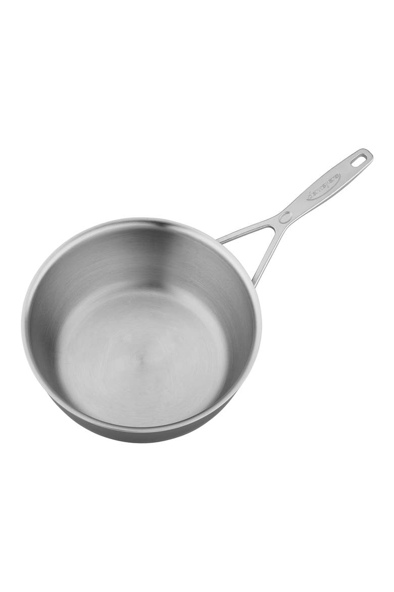 Industry 3.5-Quart 5-Ply Stainless Steel Saucepan, Alternate, color, STAINLESS STEEL