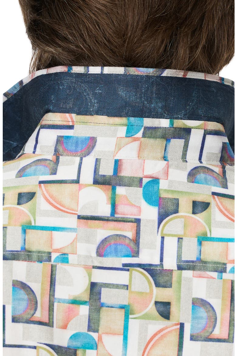 Gainsborough Long Sleeve Stretch Cotton Shirt, Alternate, color, MULTI