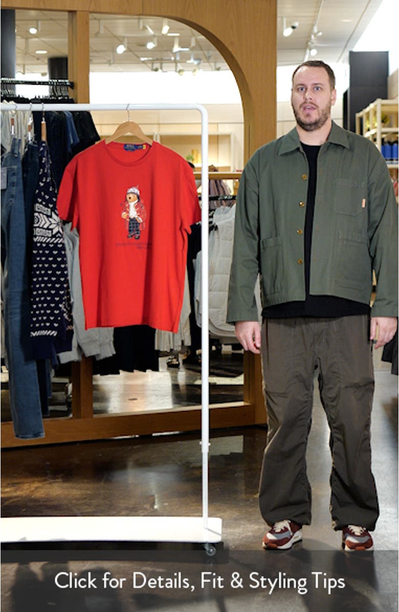 Polo Bear Jersey Graphic T-Shirt, sales video thumbnail