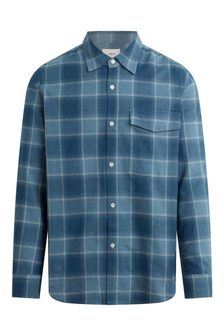 The Reynolds Plaid Button-Up Shirt, Alternate, color, BLUEFIN PLAID