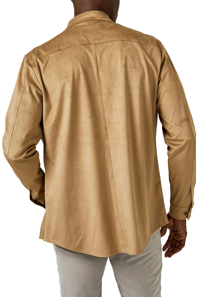 Country Road Faux Suede Shirt Jacket, Alternate, color, OAT