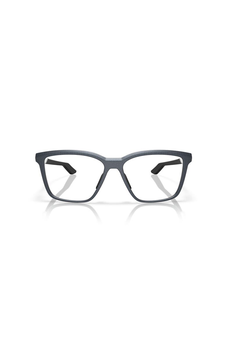 57mm Square optical glasses, Alternate, color, Black/ Silver