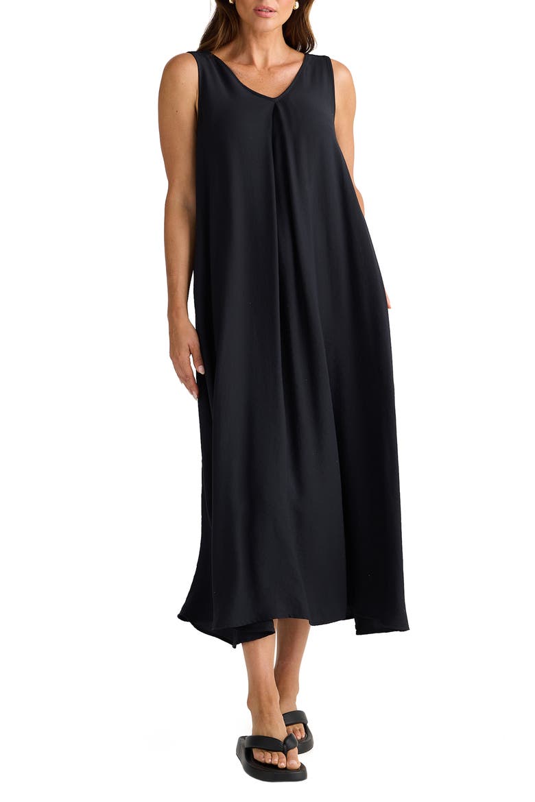 Paris Bow Back Dress, Main, color, BLACK