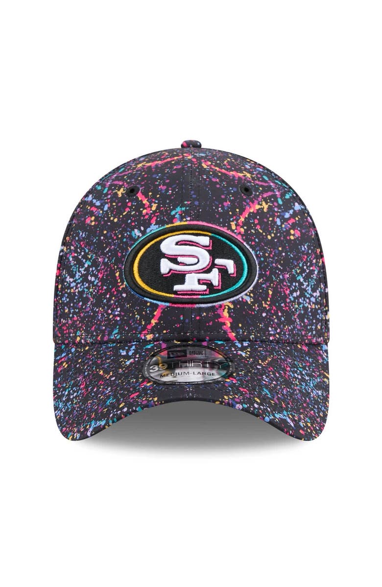 New Era Men's New Era  Black San Francisco 49ers 2025 NFL Crucial Catch 39THIRTY Flex Hat, Alternate, color, Black