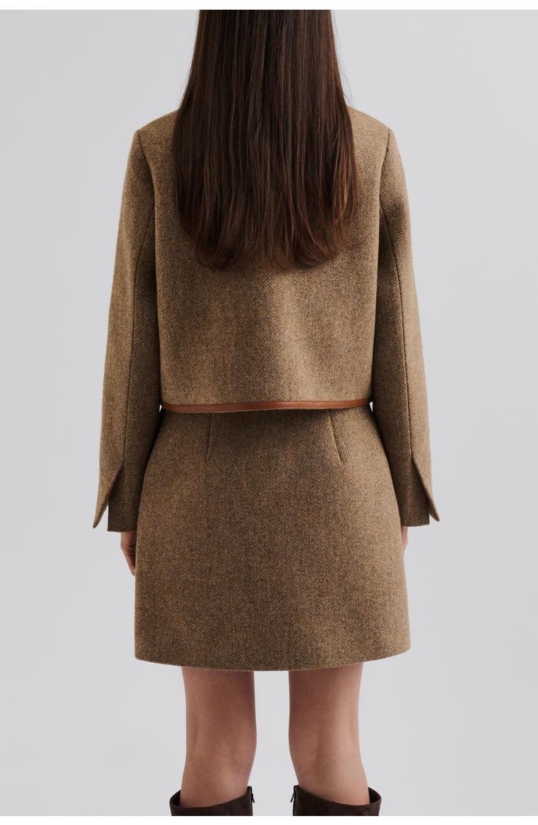 Malina Ninette Dressed Wool Jacket, Alternate, color, Taupe