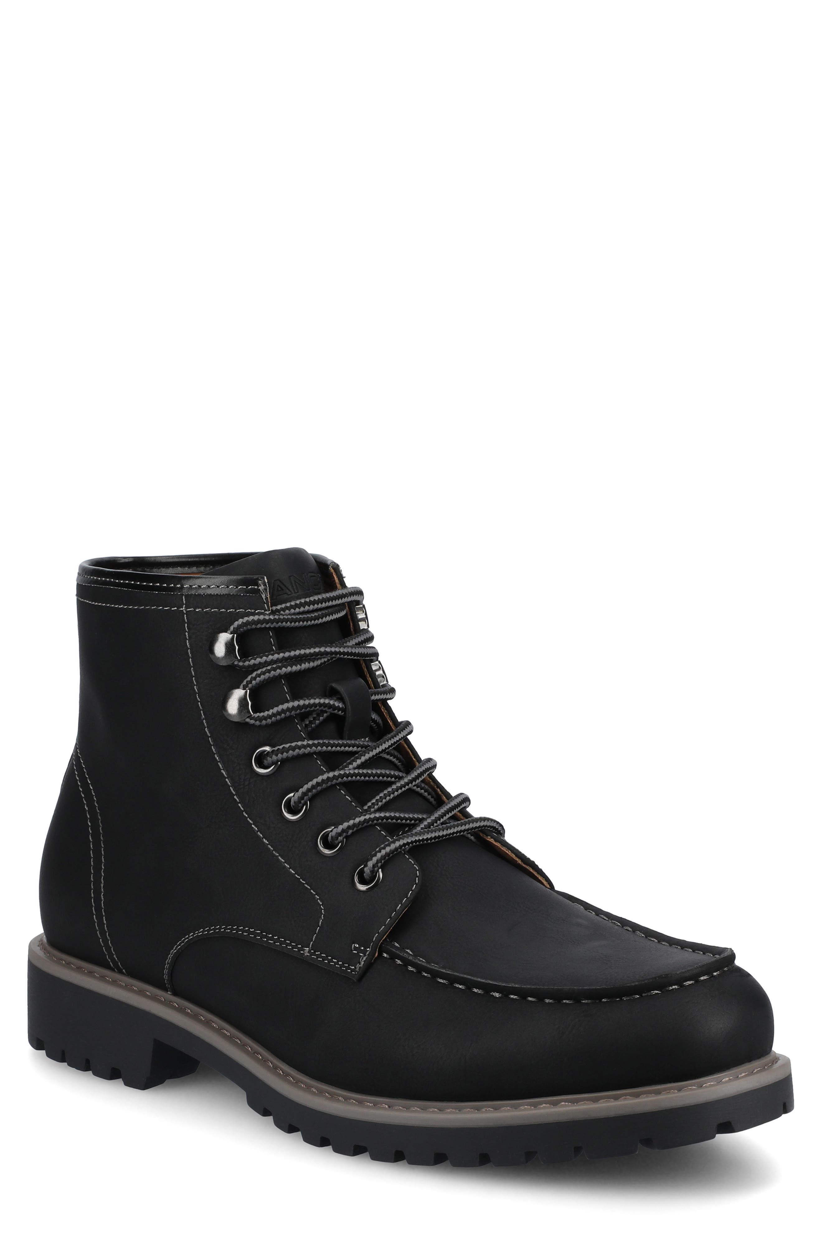 VANCE CO Zeus Lace-Up Boot