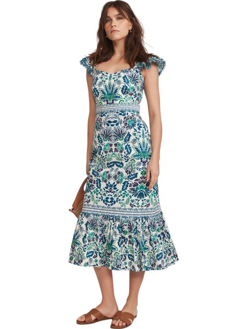 MINT VELVET MINT VELVET FLORAL PRINTED MIDI DRESS 