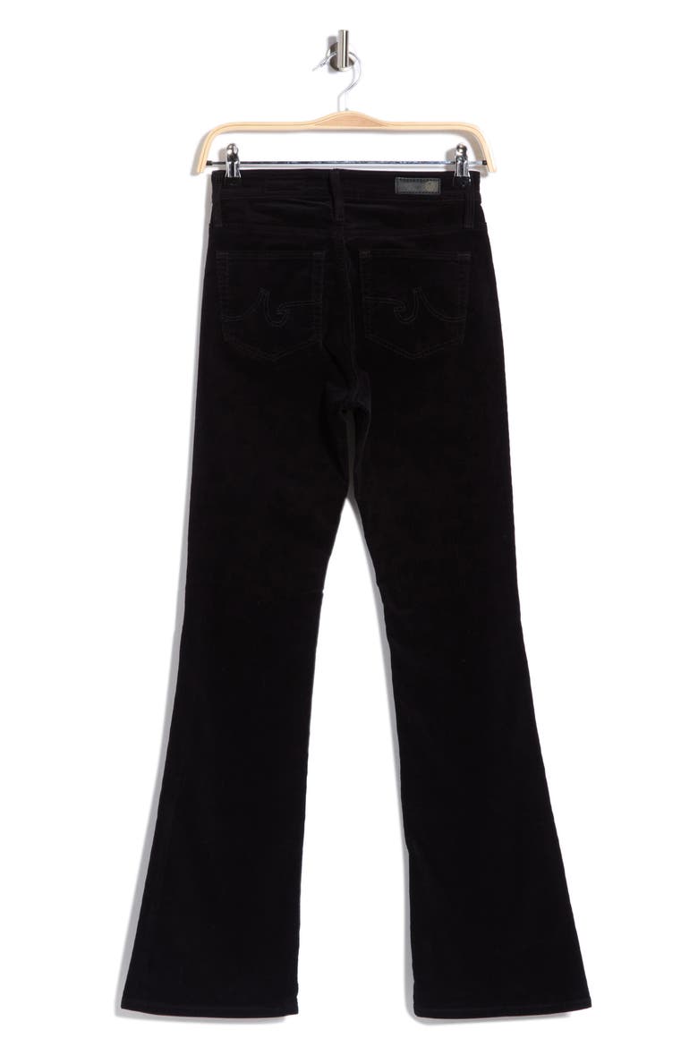 Farrah Bootcut Corduroy Pants, Alternate, color, SUPER BLACK