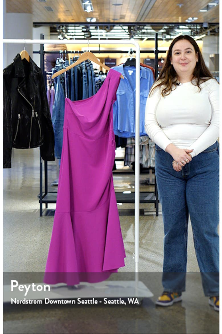 Tori One-Shoulder Asymmetric Cocktail Dress video