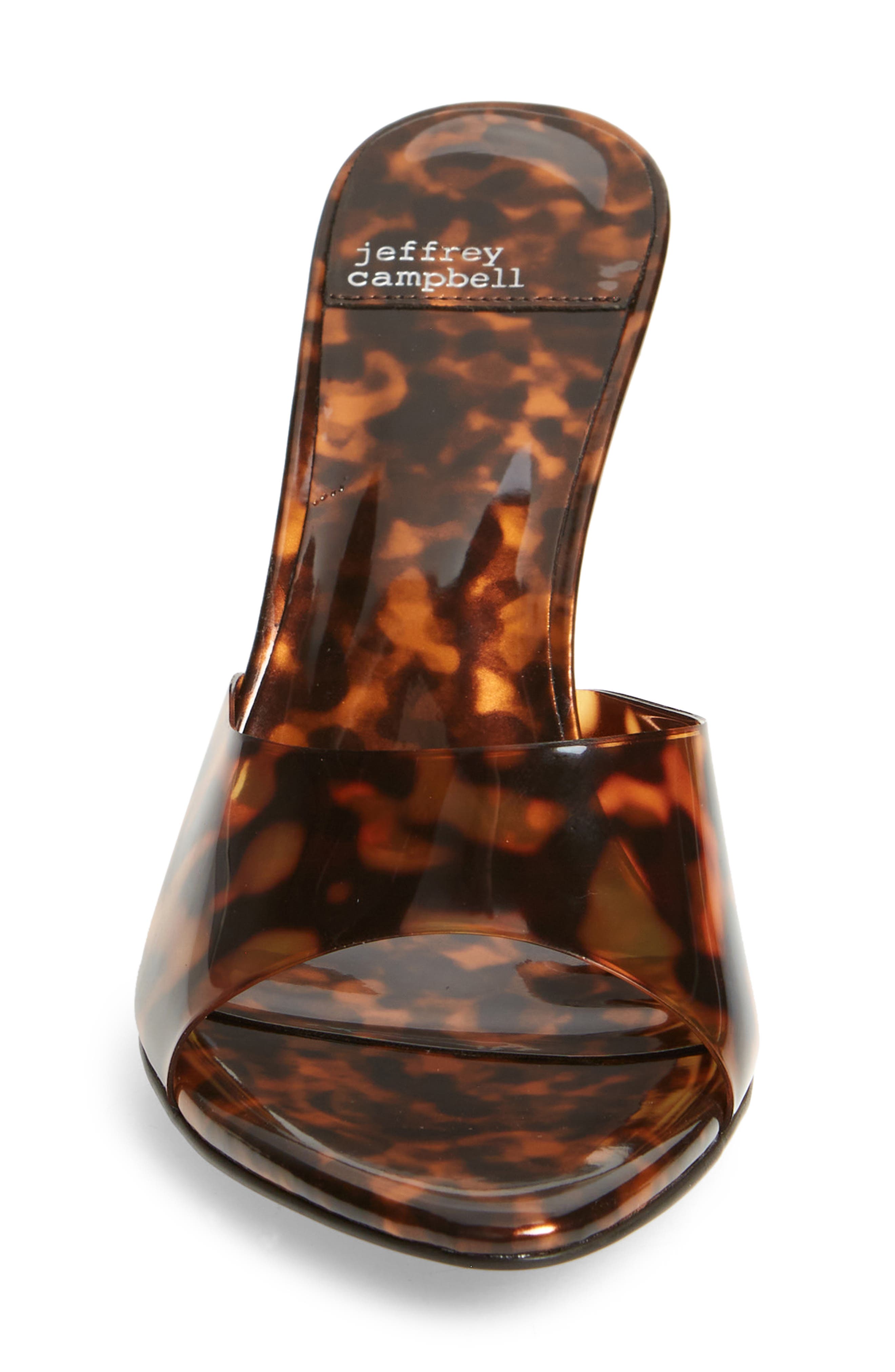 Jeffrey Campbell Agent Slide Sandal, Alternate, color, Tortoise