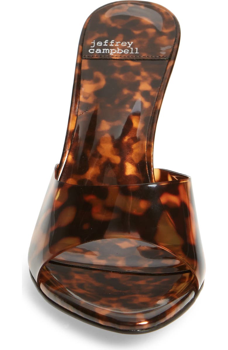 Jeffrey Campbell Agent Slide Sandal, Alternate, color, Tortoise