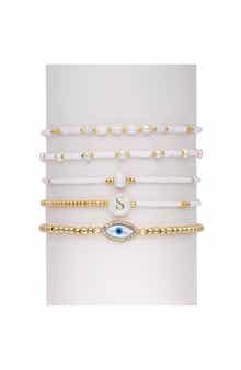EYE CANDY LOS ANGELES Aojo Set of 5 Beaded Bracelets