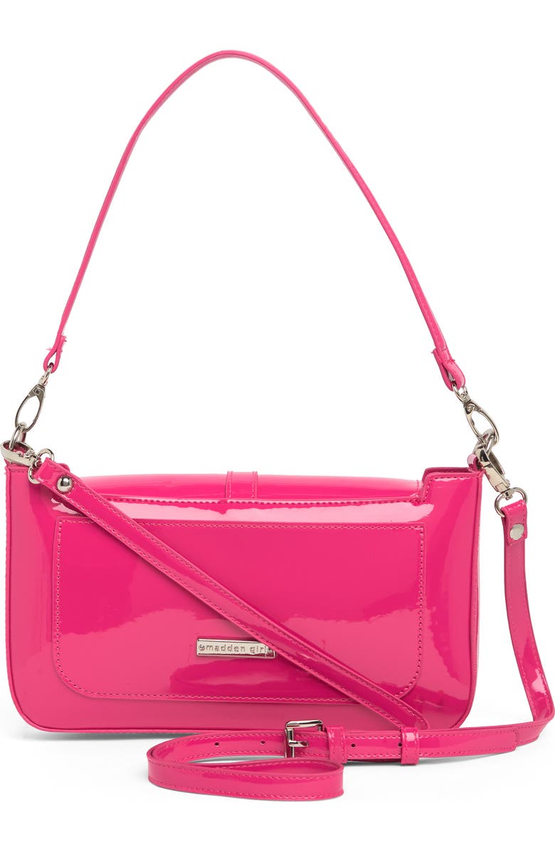 Madden Girl Patent Convertible Shoulder Bag, Alternate, color,