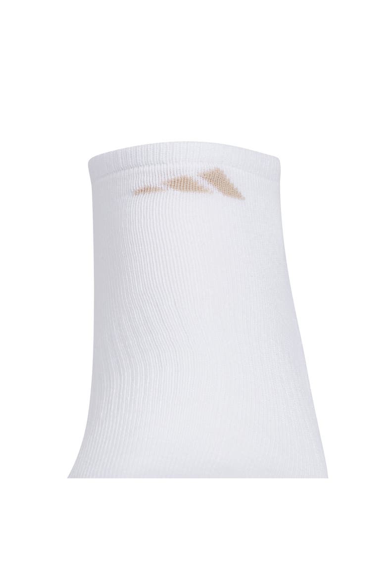 3-Pack AEROREADY Athletic Cushioned Low Cut Socks, Alternate, color, WHITE