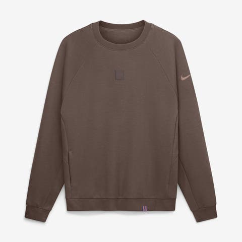 Men's Nike Brown Buffalo Bills Full Defense Dri-FIT Primary Sweatshirt