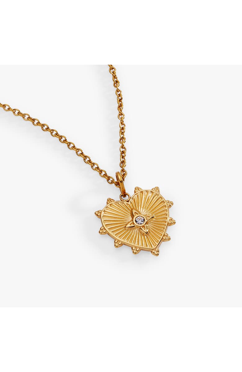 Alex and Ani Heart Starburst Pendant Necklace, Main, color,