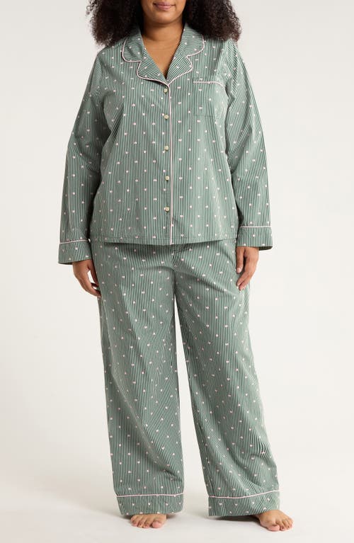 Nordstrom Classic Cotton Pajamas In Gray