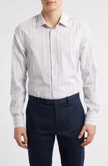 Paul Smith London Tailored Fit Stripe Cotton Dress Shirt