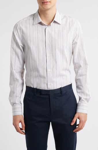 Paul Smith London Tailored Fit Stripe Cotton Dress Shirt