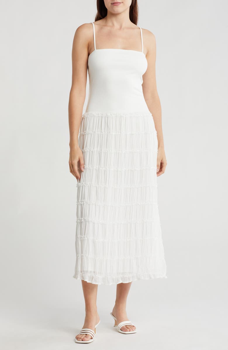 Mixed Media Tiered Sundress