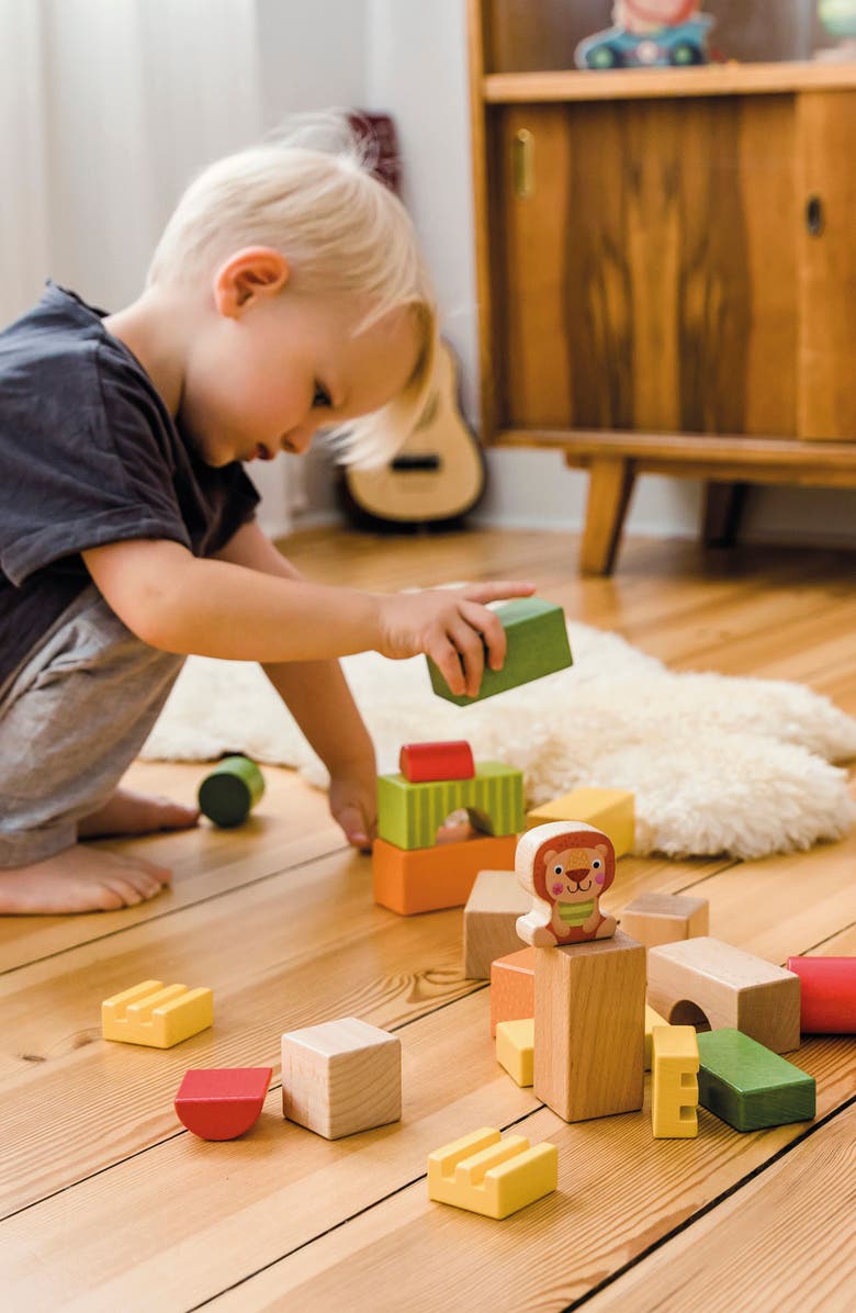 Bababoo and friends<sup>®</sup> Bababoo Lion Babablocks Building Blocks, Alternate, color, Multi / Orange