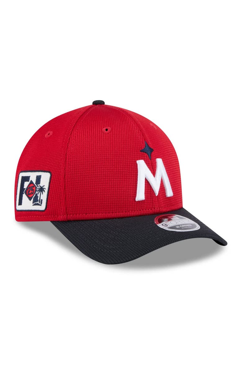 New Era Men's New Era  Red/Navy Minnesota Twins 2025 Spring Training 9FORTY Adjustable Hat, Main, color, 