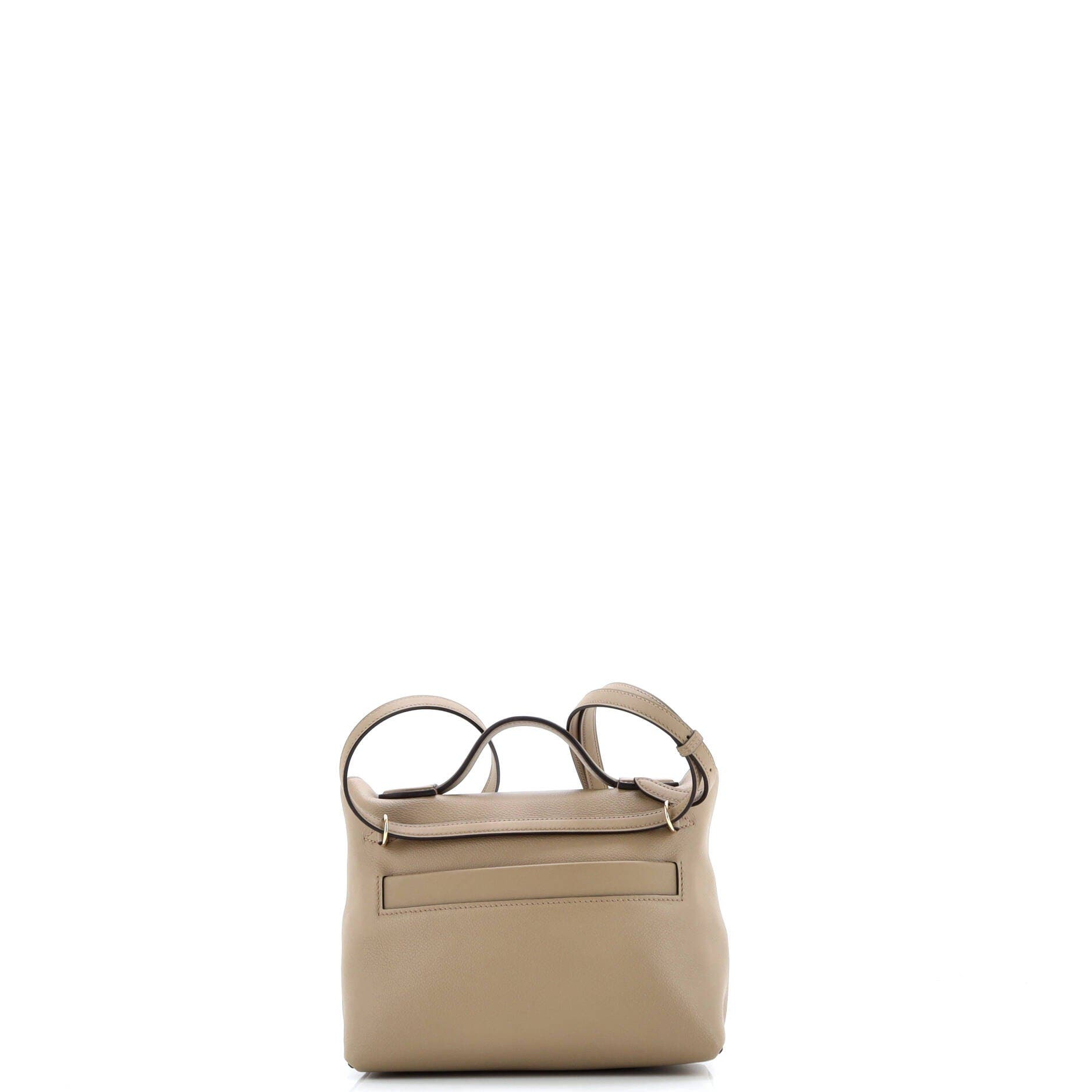 Pre-Owned Hermes 24/24 Bag Tricolor Evercolor with Swift 21, Alternate, color, Beige Marfa