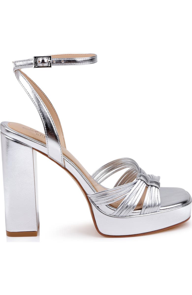 Jewel Badgley Mischka Zayla Ankle Strap Platform Sandal, Alternate, color,