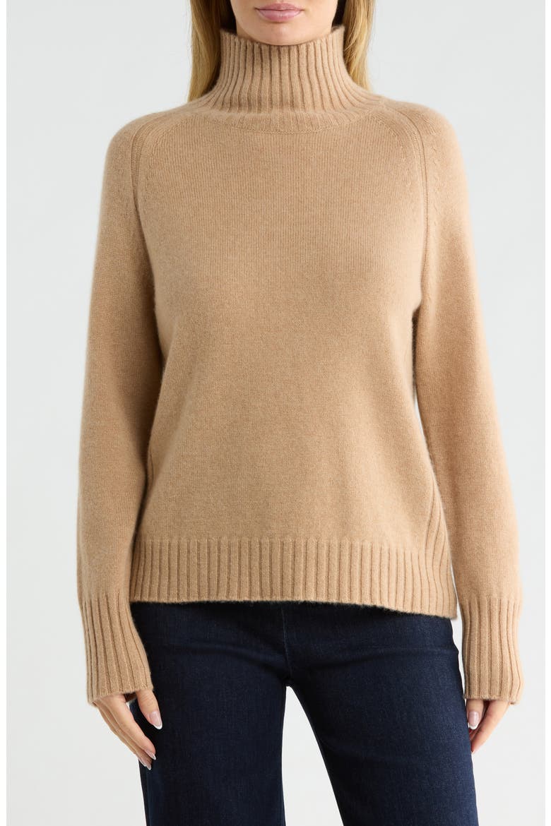Isla Turtleneck Sweater, Main, color, TEAK