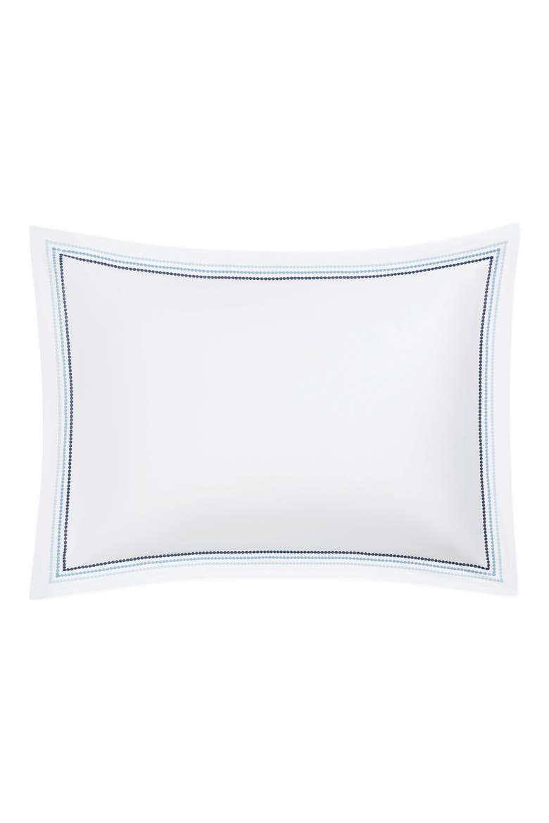 Amara Triple Pearl Sham, Main, color, SAILOR BLUE