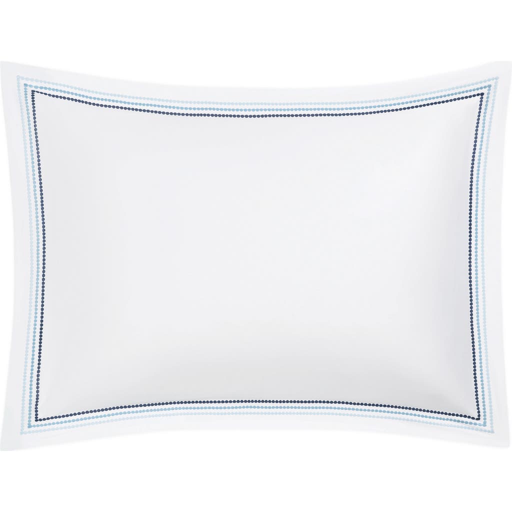 Matouk Amara Triple Pearl Embroidered Pillow Sham