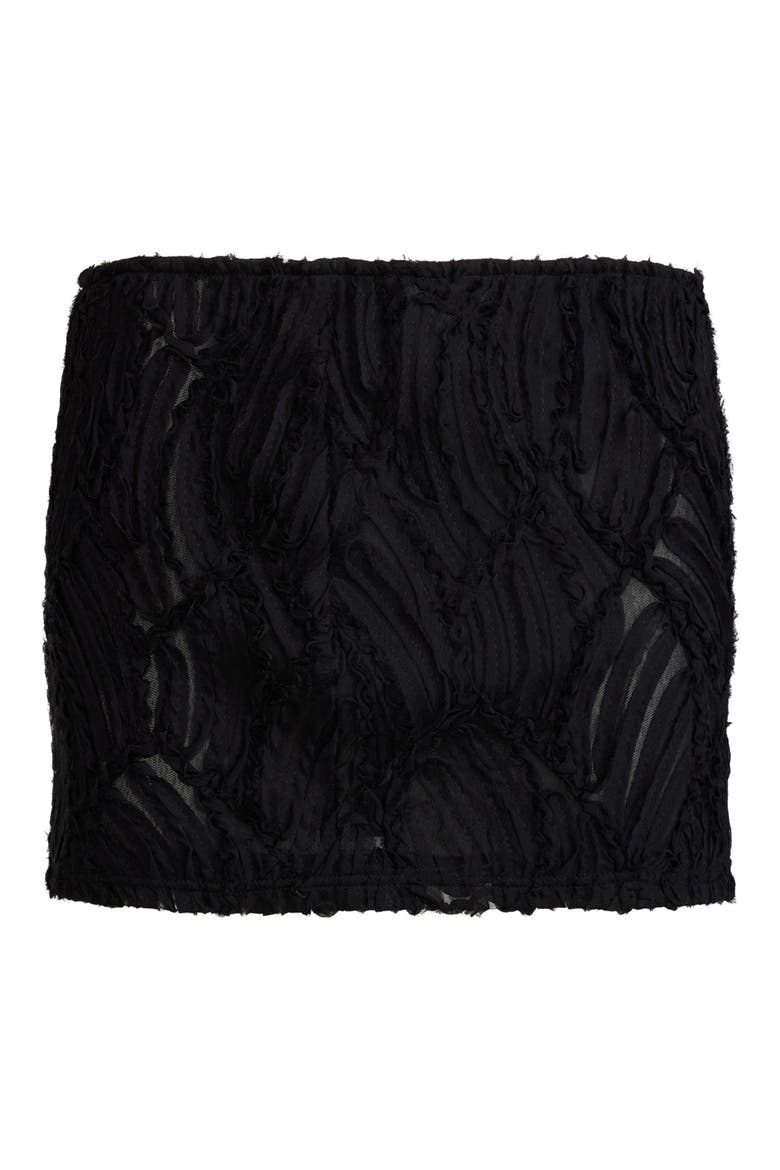 Tres Floral Miniskirt, Alternate, color, LICORICE