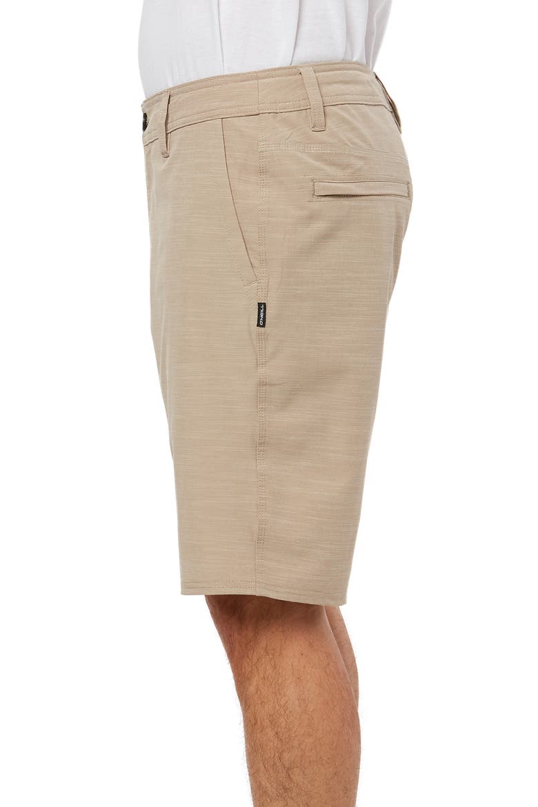 Locked Slub Hybrid Shorts, Alternate, color, LIGHT KHAKI